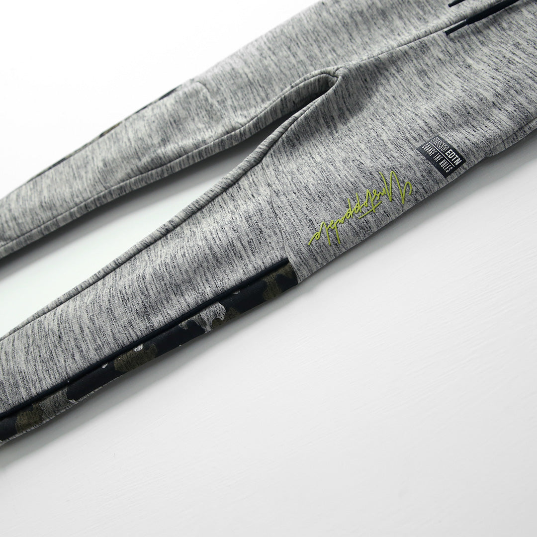 Premium Quality Printed Camo Panel Fleece Jogger Trouser For Kids