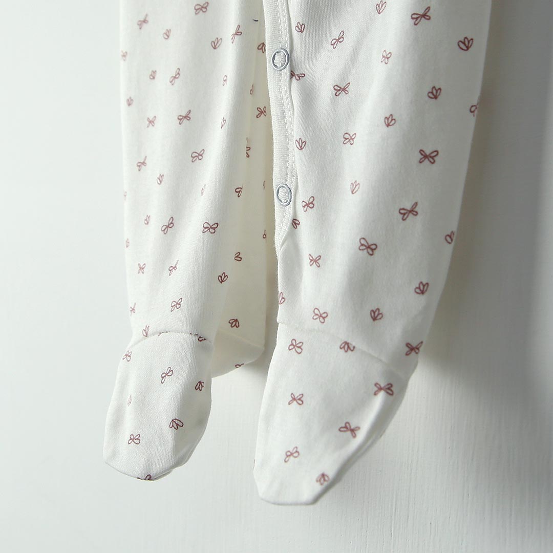 Organic Soft Cotton Printed Rompers