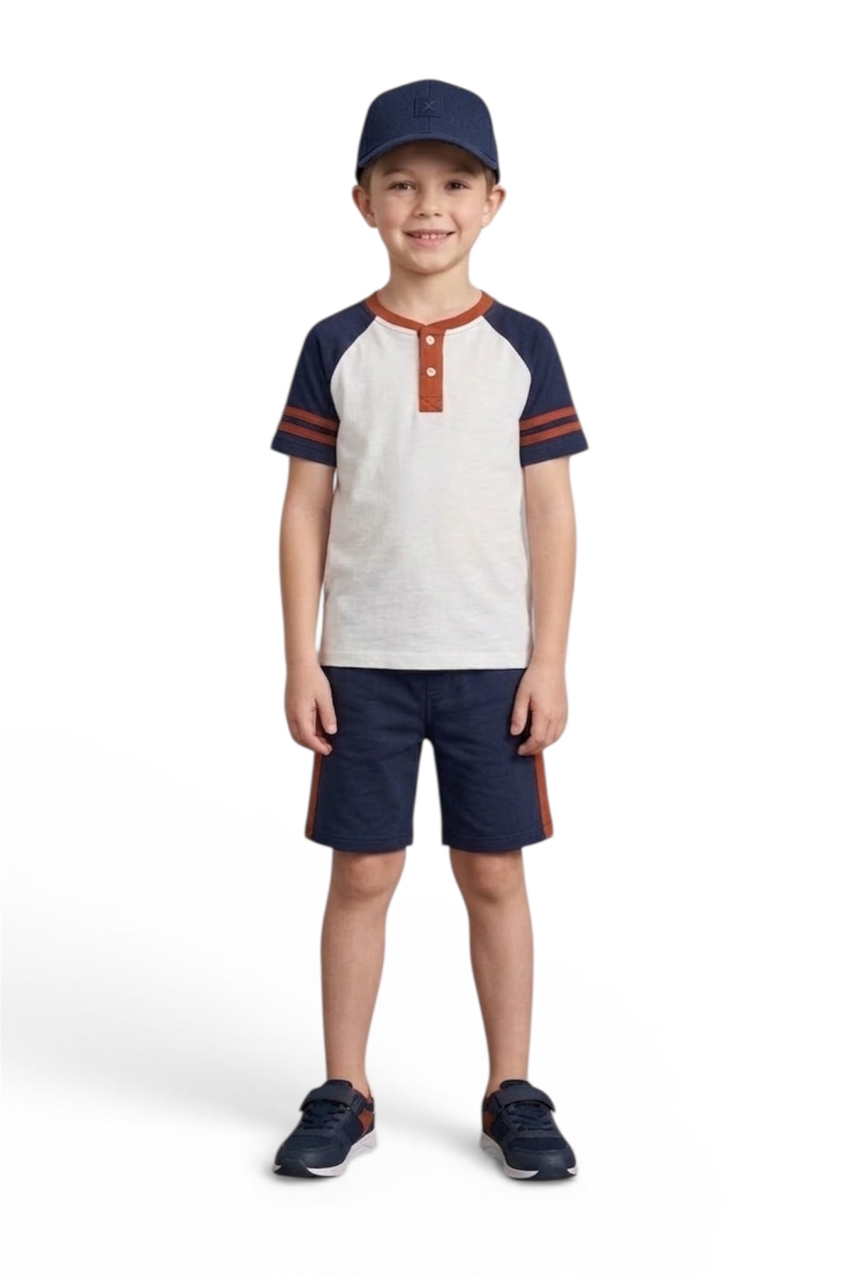 Premium Quality Printed Henly Summer Suit For Boys