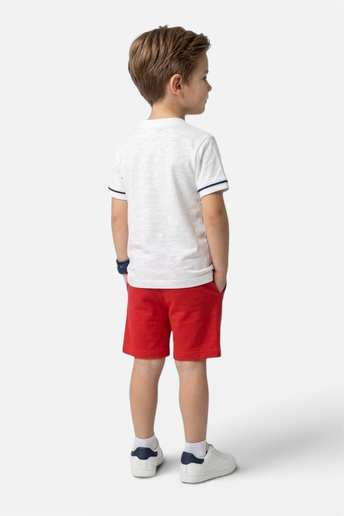 Premium Quality "Yatch" Printed Henly Summer Suit For Boys