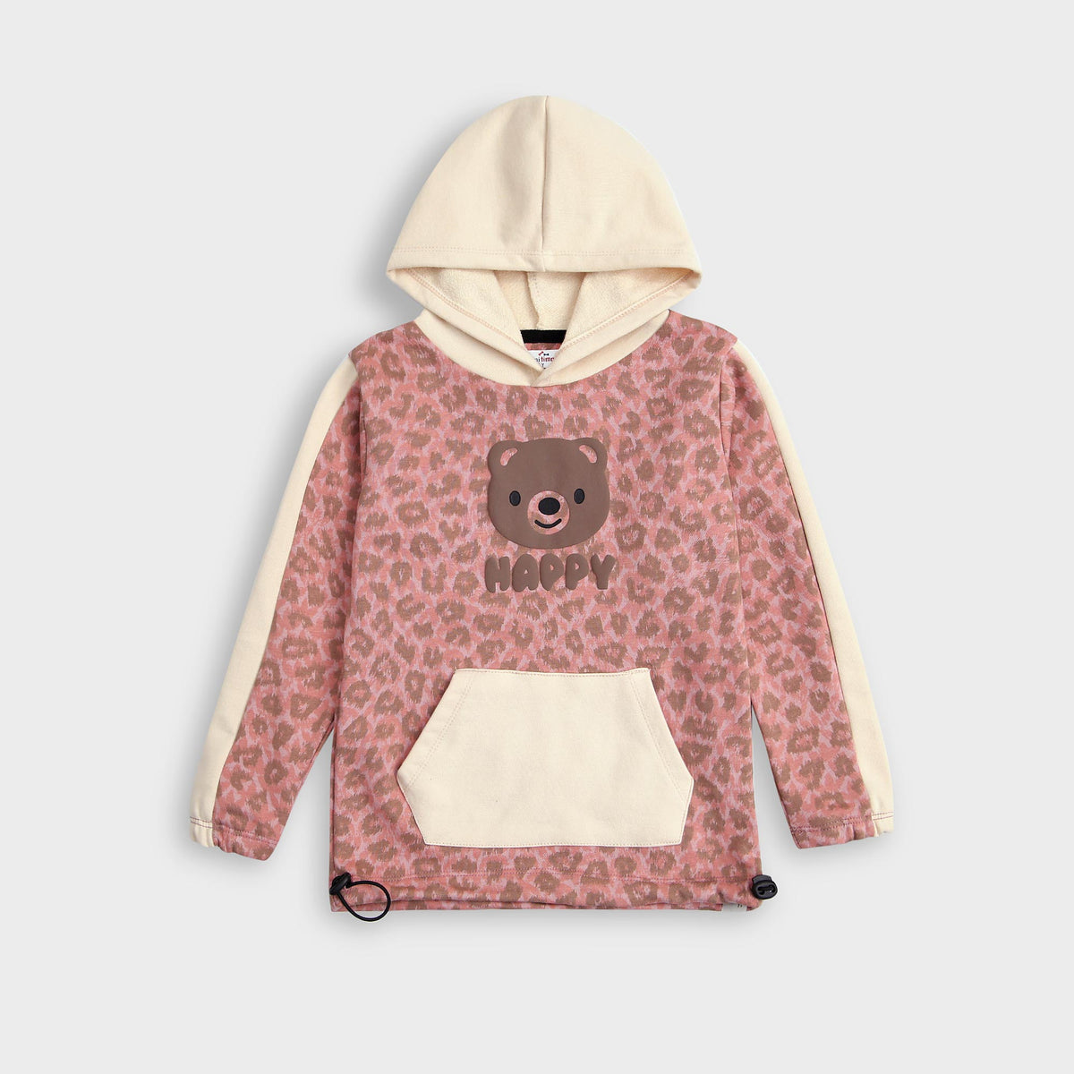 Premium Quality All-Over Printed Terry Hoodie For Girls