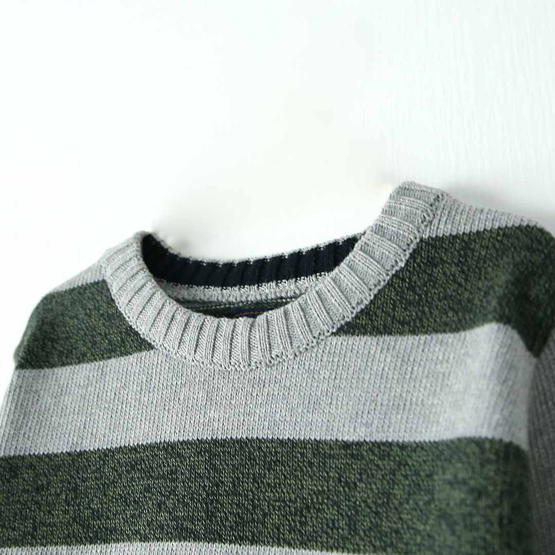 Boys Premium Quality Striped Knit Sweater (MO-121078)