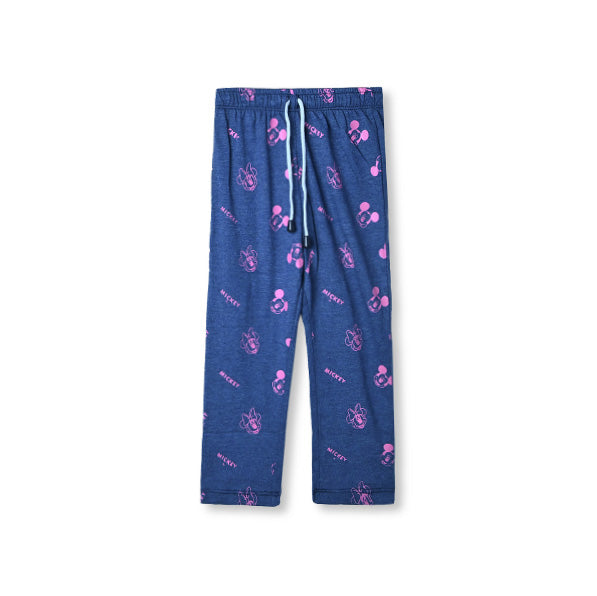 Girls Soft Cotton All-Over Printed Trosuer