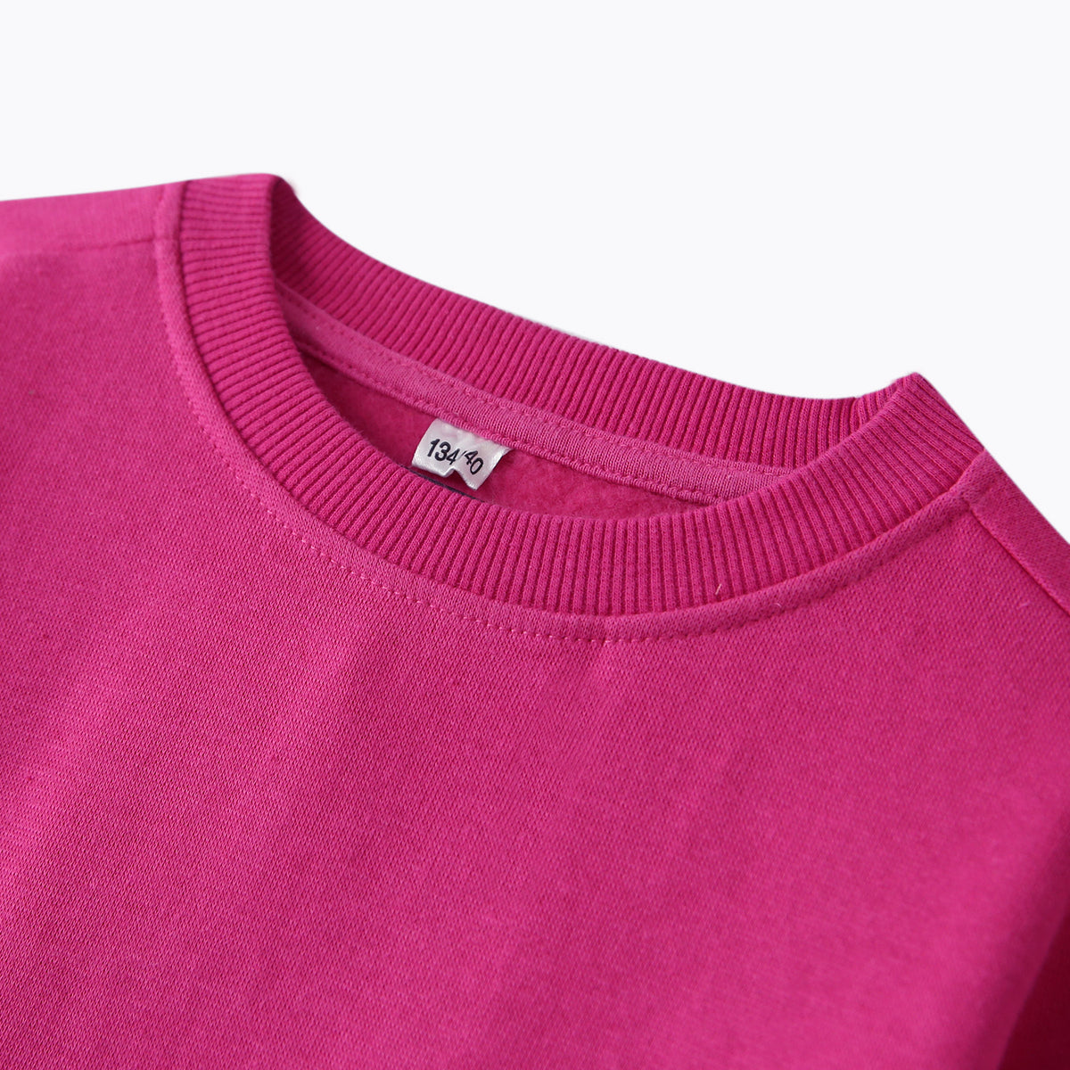 Premium Quality Printed Fleece Pink Sweatshirt For Girls
