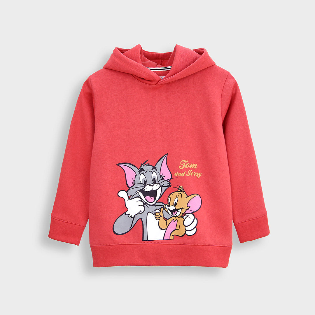 Pull-Over Graphic Fleece Hoodie For Kids