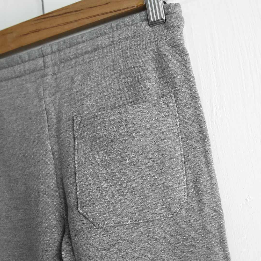Kids Gray Soft Cotton Printed Fleece Trouser
