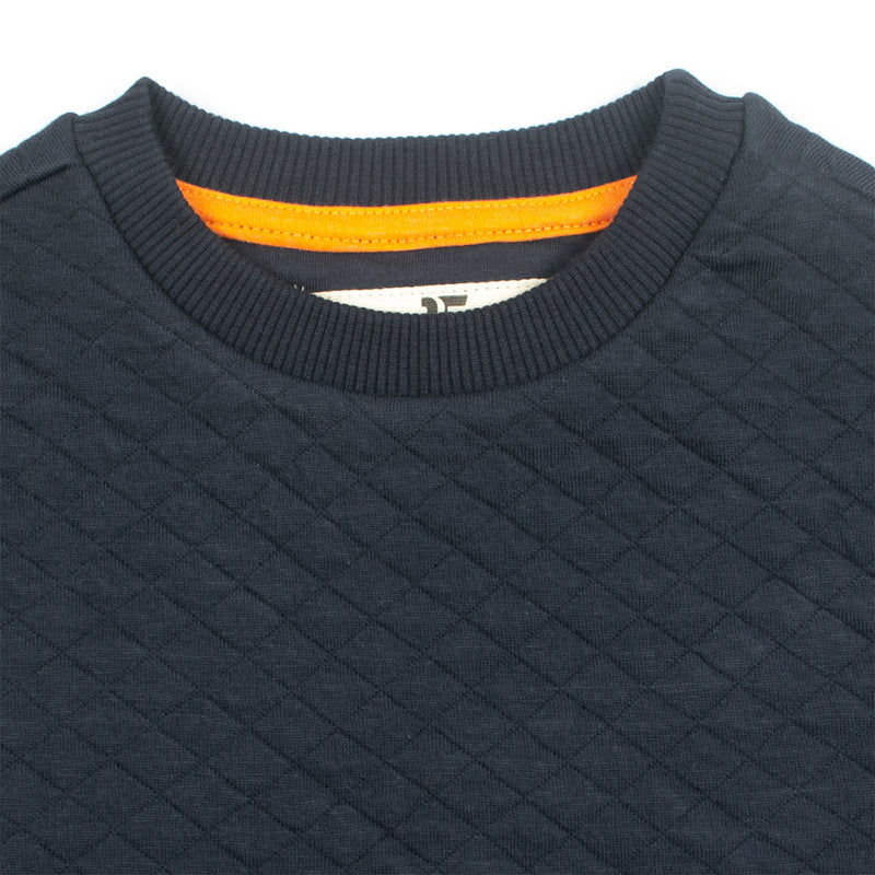 Premium Quality Quilted Navy Sweatshirt For Kids