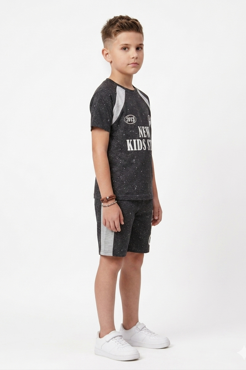 Premium Quality "NYC" Printed Summer Suit For Boys