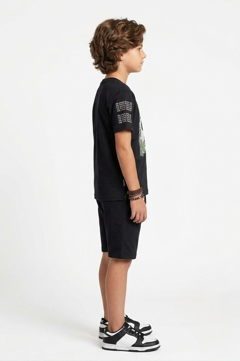 Premium Quality "Cycling" Printed Summer Suit For Boys