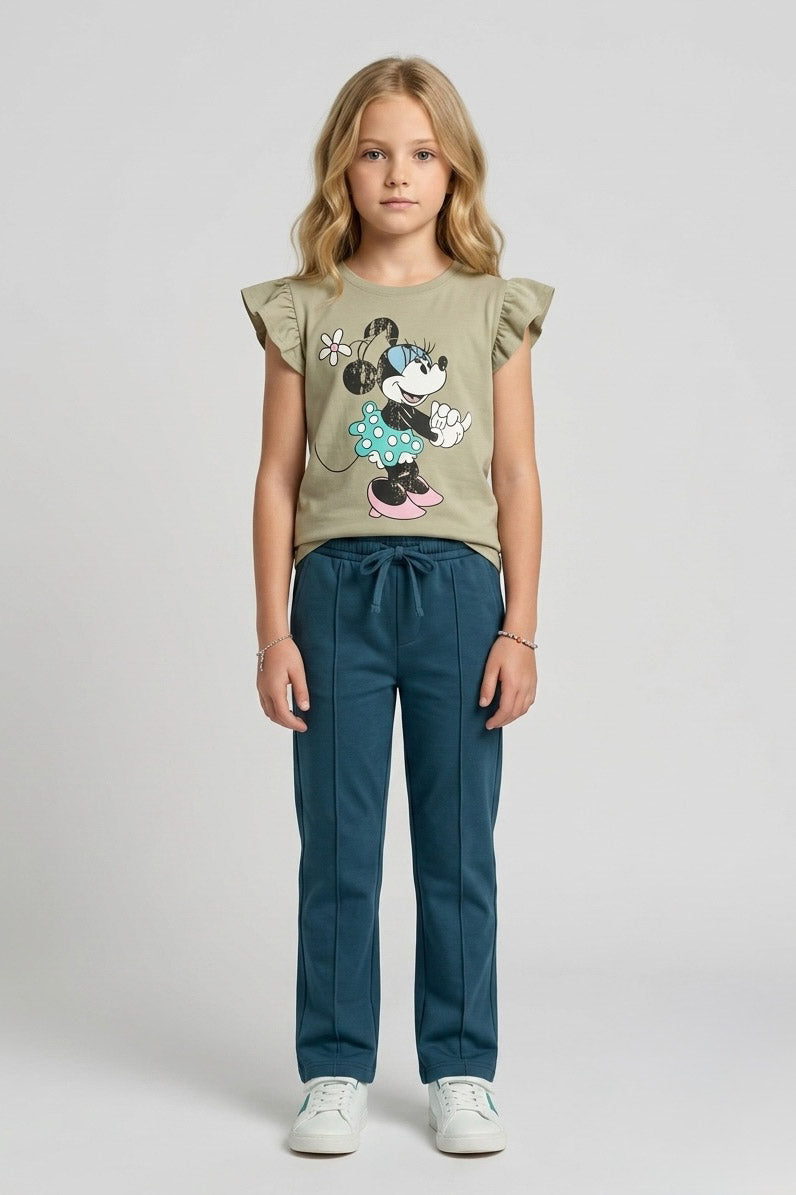 Girls Premium Quality "Minnie Mouse" Printed Summer Suit