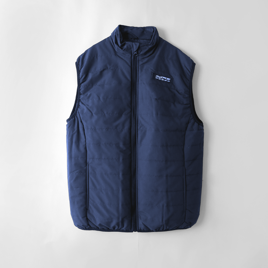 Exclusive Blue Warm Quilted Jacket For Men