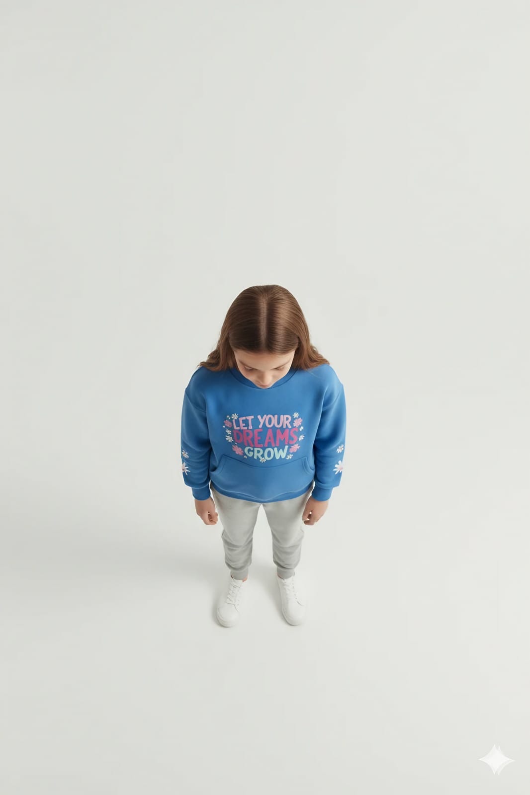 Premium Quality &quot;LET YOUR DREAMS GROW&quot; Printed Fleece Suit For Girls