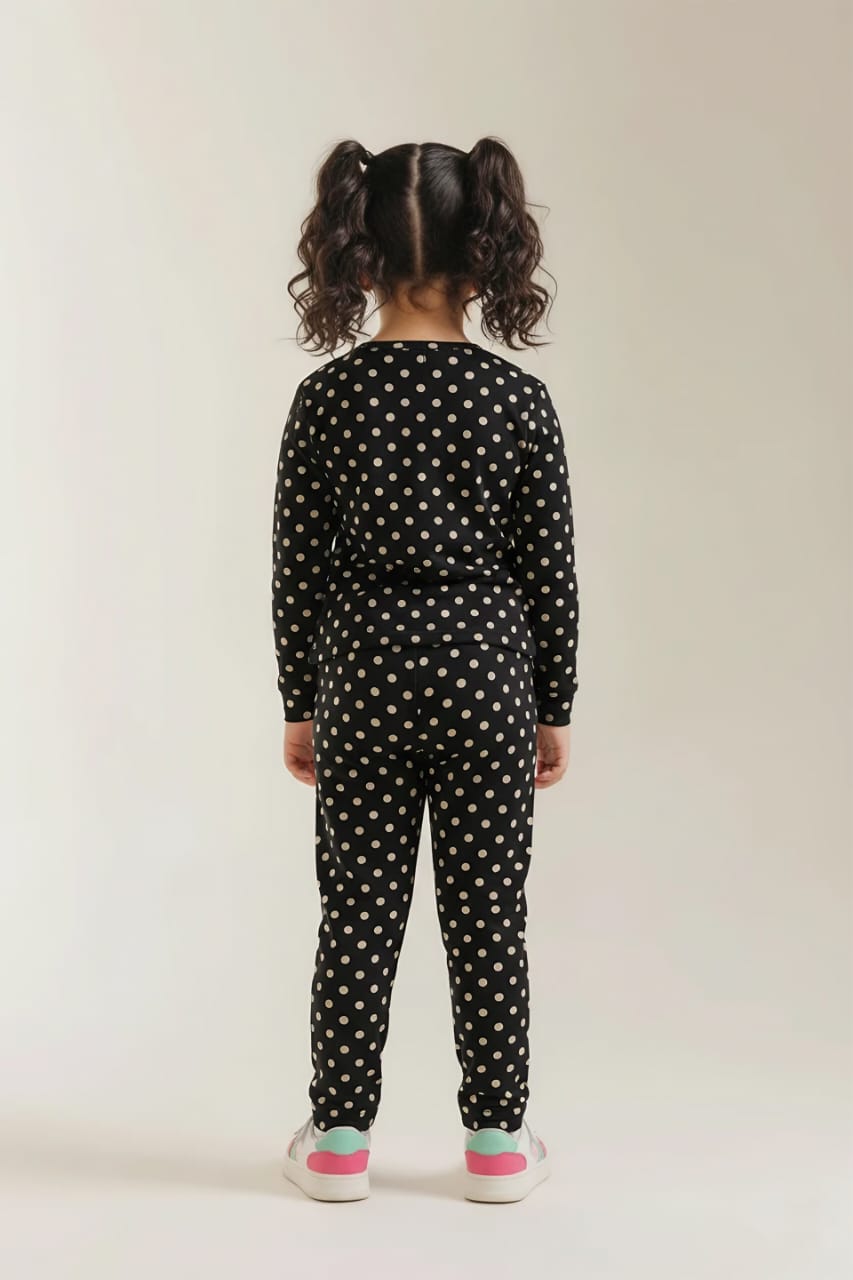 Premium Quality &quot;Polka Dot&quot;  Full Sleeve Lycra jersey suit