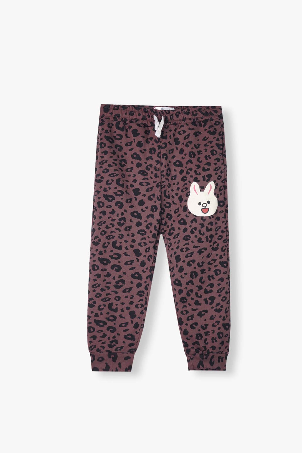 Premium Quality &quot;Bonjour&quot; Printed All-Over Frilled Sweatsuit For Girls
