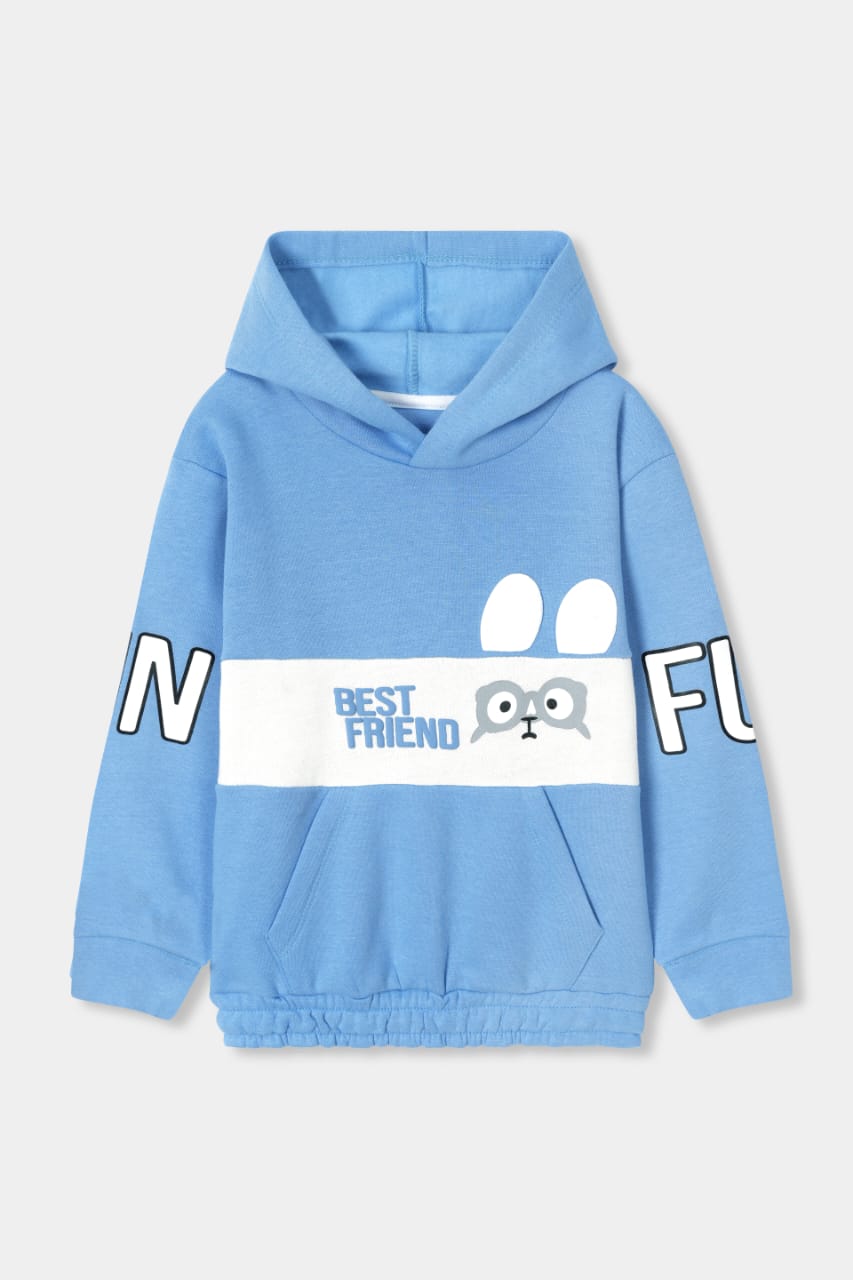 Premium Quality &quot;Best Friend&quot; Printed fleece Hoodie  For Girls