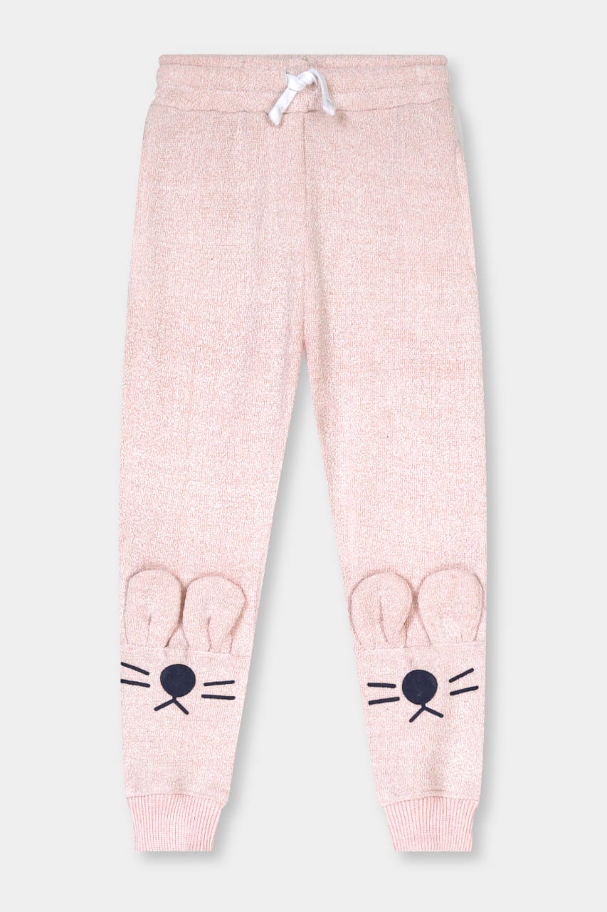 Premium Quality Printed Knit Sweater fleece Trouser for Girls