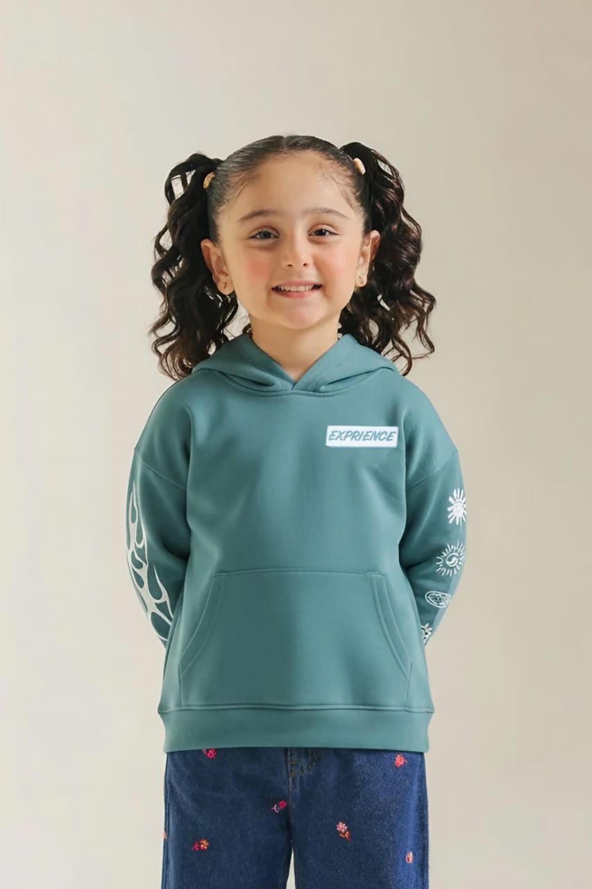 Premium Quality Pull-Over Kangaroo Pocket Fleece Hoodie For Kids