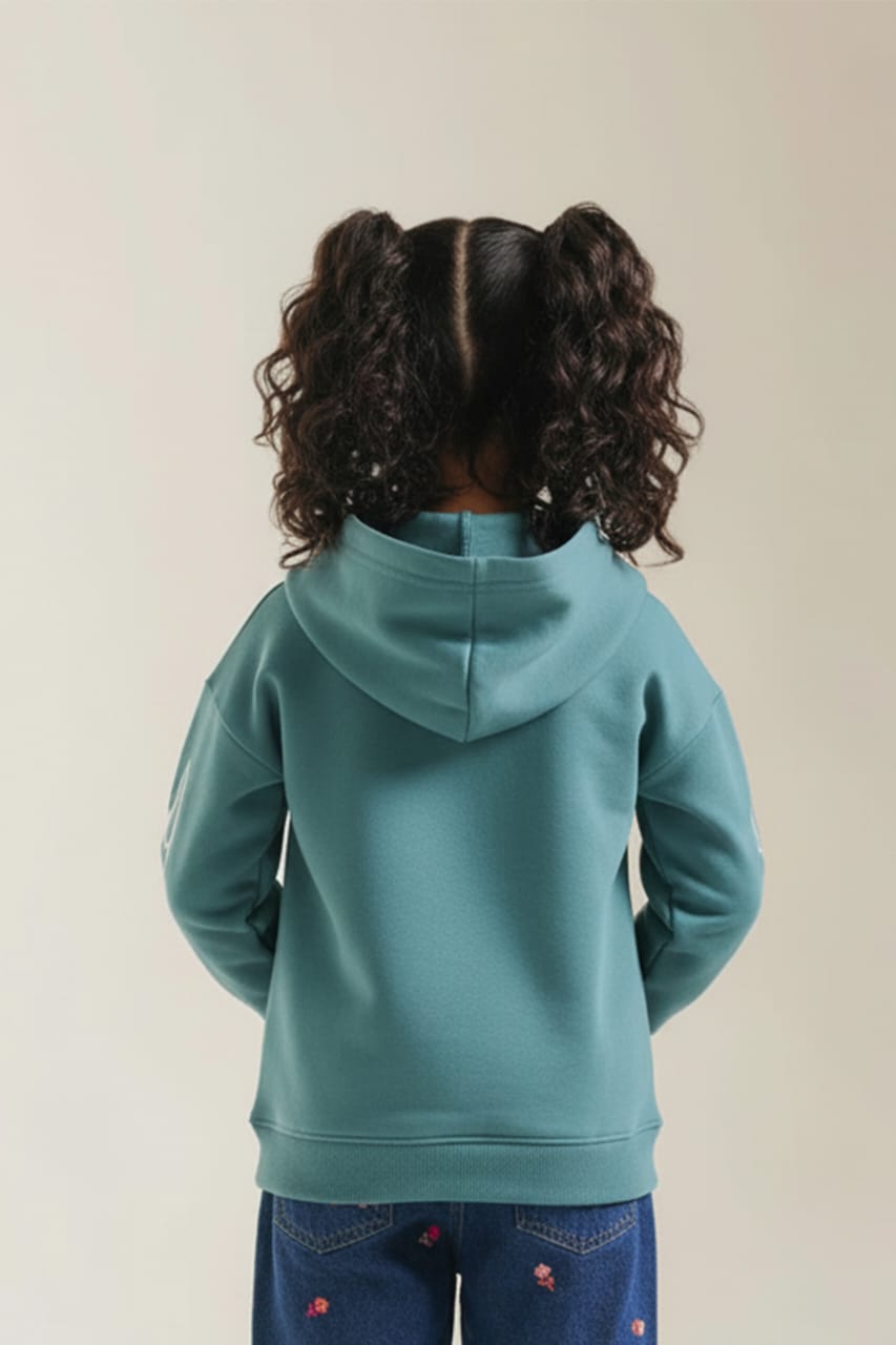 Premium Quality Pull-Over Kangaroo Pocket Fleece Hoodie For Kids