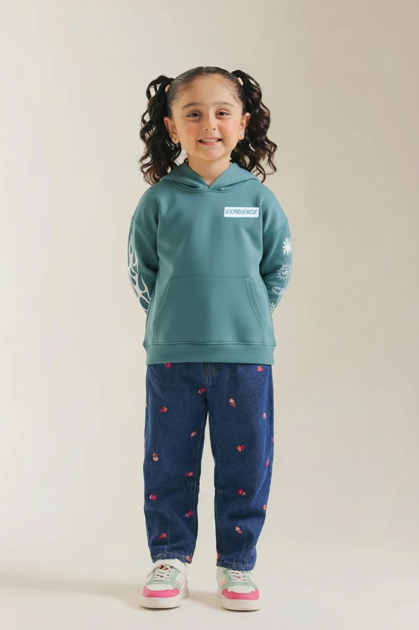 Premium Quality Pull-Over Kangaroo Pocket Fleece Hoodie For Kids