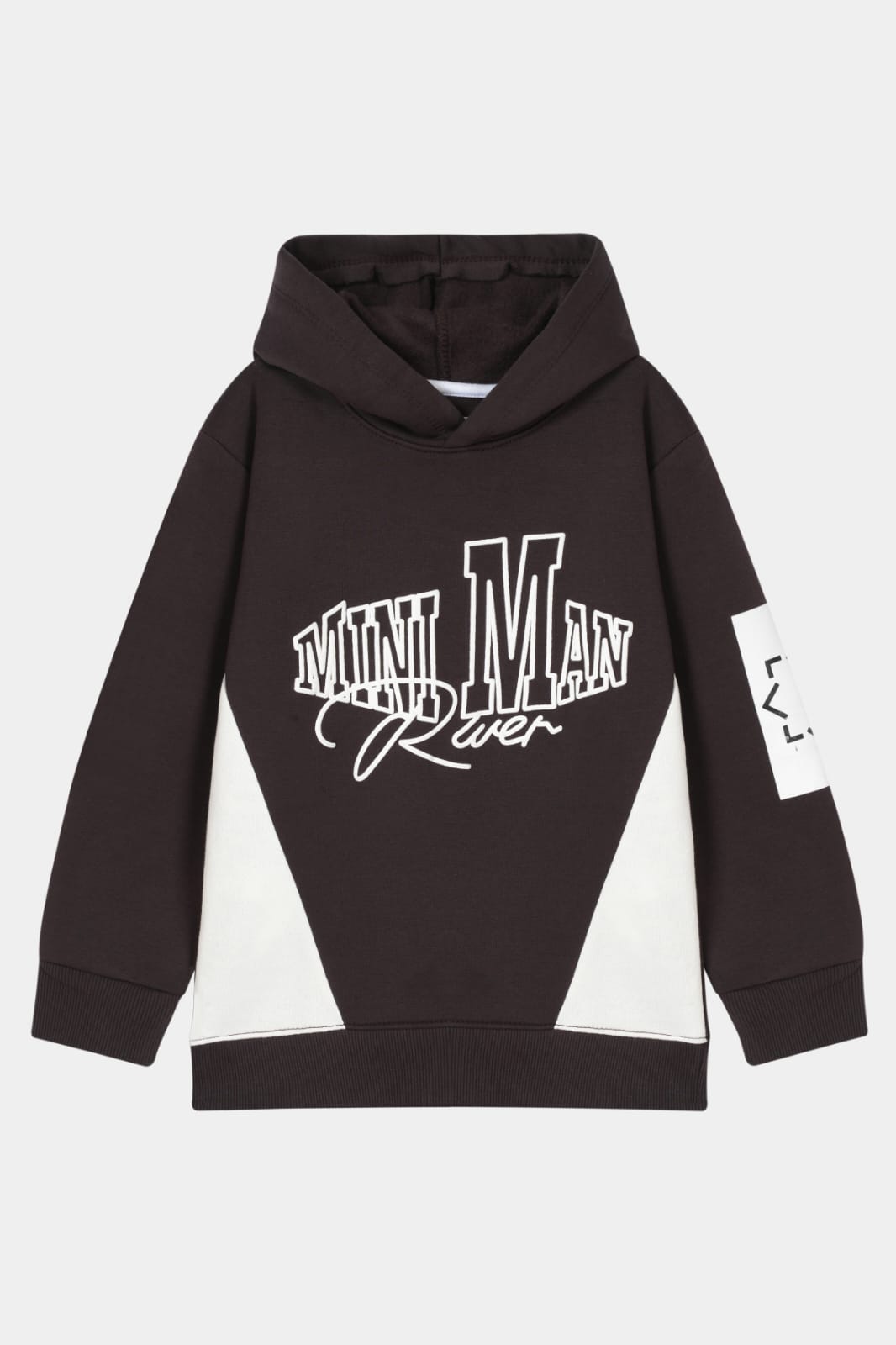 Premium Quality &quot;MINI MAN&quot; Printed fleece Hoodie  For Boys
