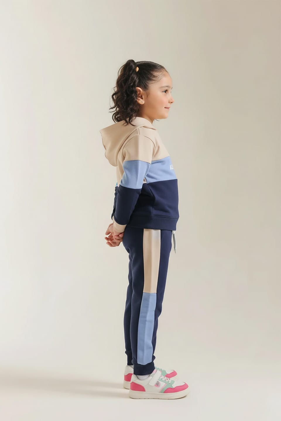 Premium Quality &quot;Always Together&quot; Printed Fleece Suit For Girls