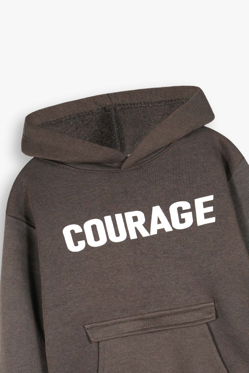 Premium Quality &quot;Courage&quot; Printed Fleece Hoodie Suit For Boys