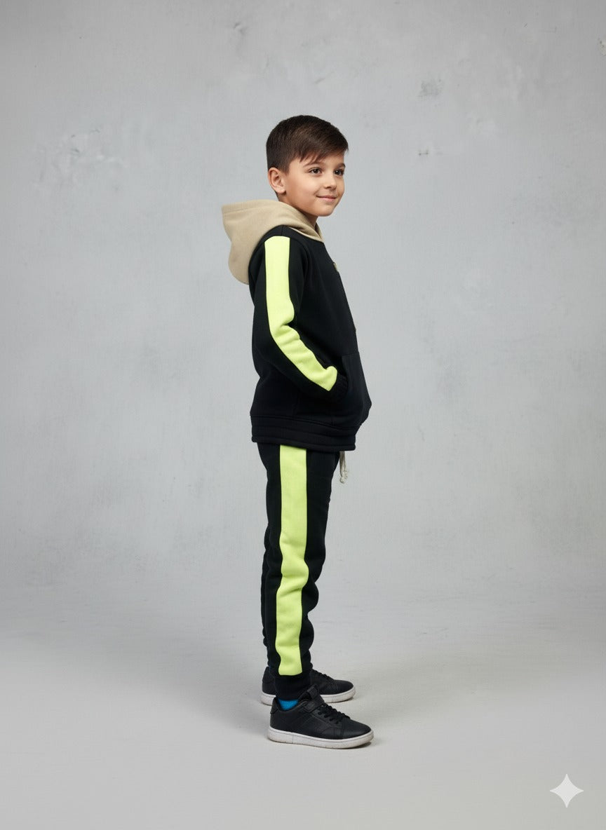 Premium Quality "NASA" Printed Fleece Hoodie Suit For Boys