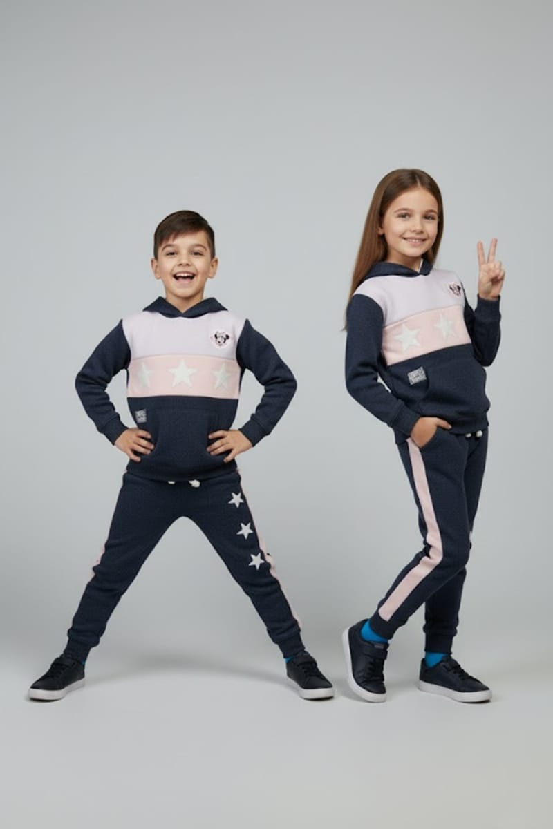 Premium Quality "Mickey Mouse" Printed Knit Sweater fleece Hoodie Suit for Kids