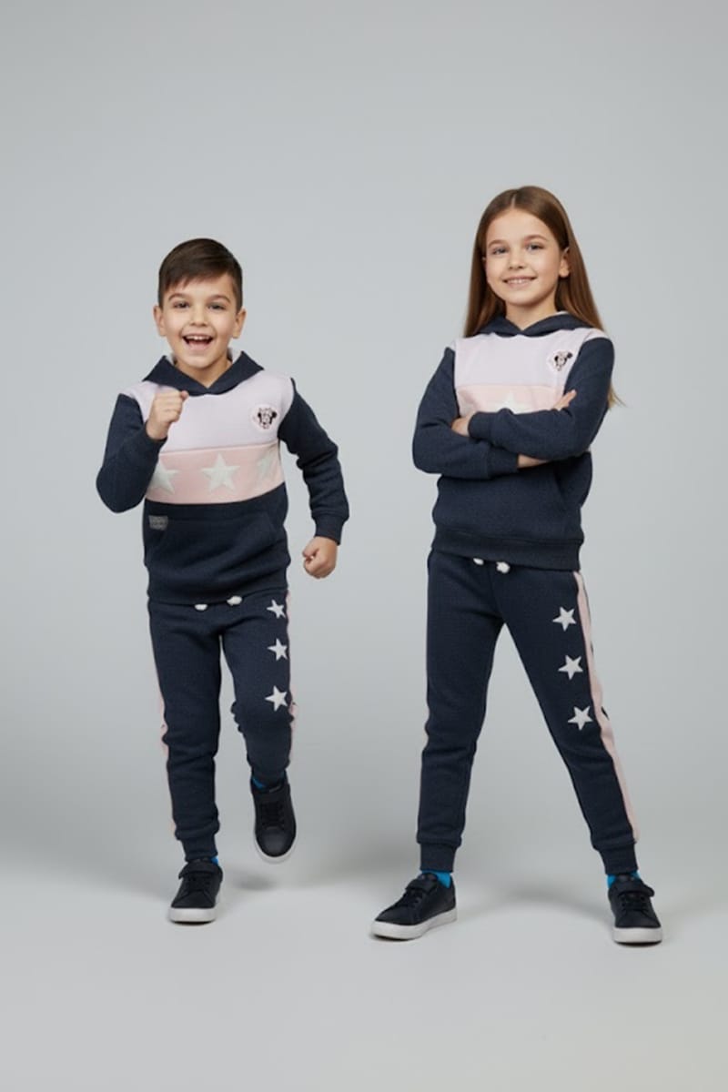 Premium Quality "Mickey Mouse" Printed Knit Sweater fleece Hoodie Suit for Kids