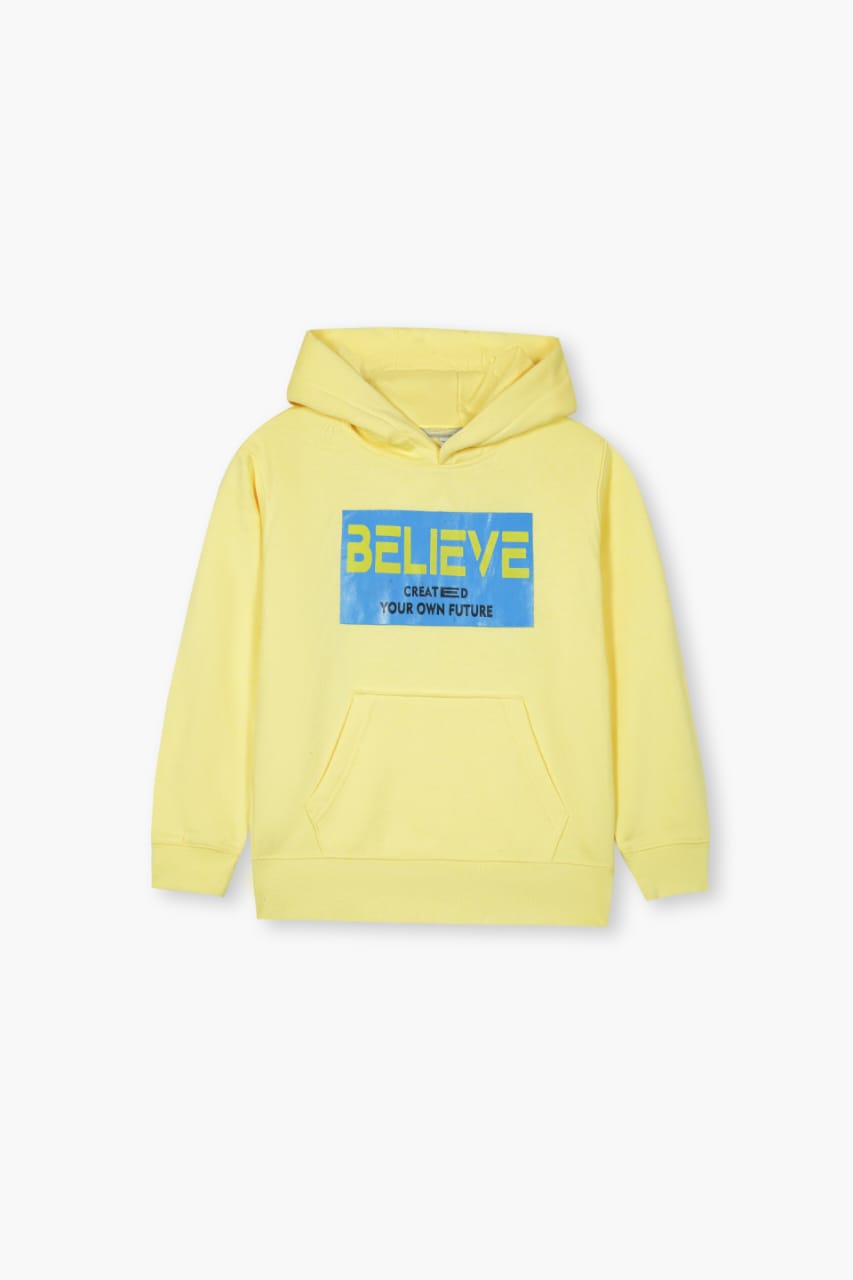 Premium Quality "Created Your Own Future" Printed Pull-Over Hoodie For Kids