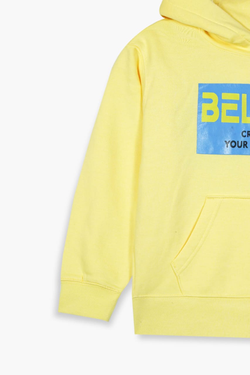 Premium Quality "Created Your Own Future" Printed Pull-Over Hoodie For Kids