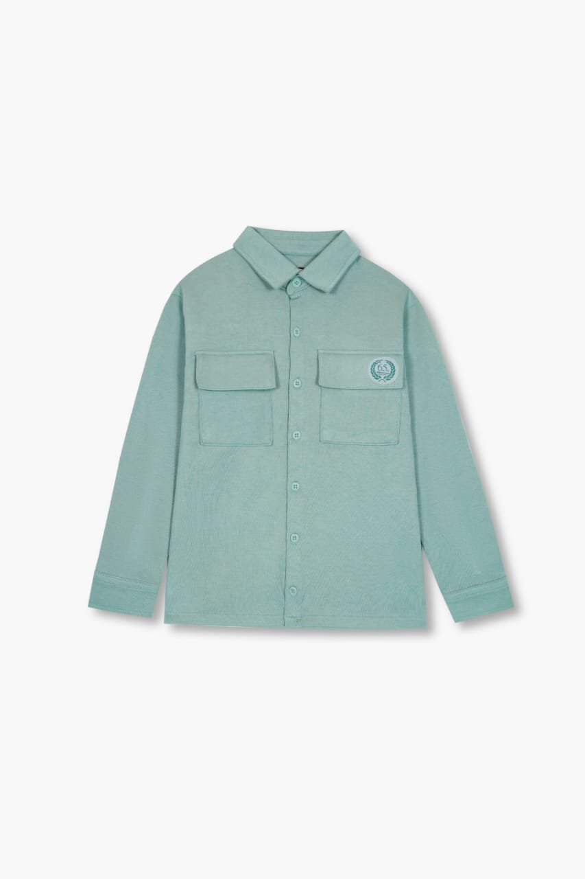 Premium Quality Printed Double Pocket  Casual Shirt  For Boys