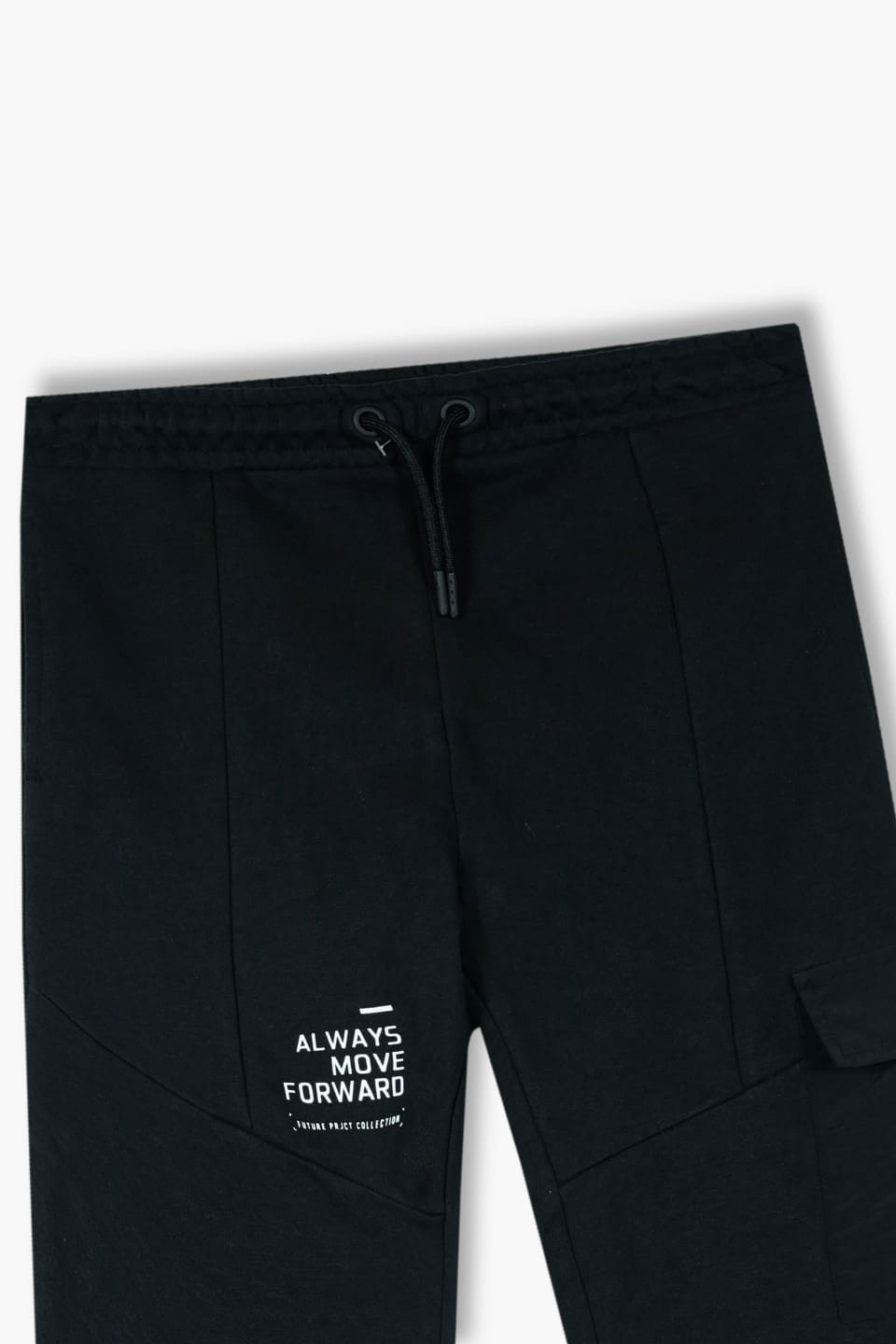 Premium Quality "Always Move Forward" Pannel  Fleece Trrouser