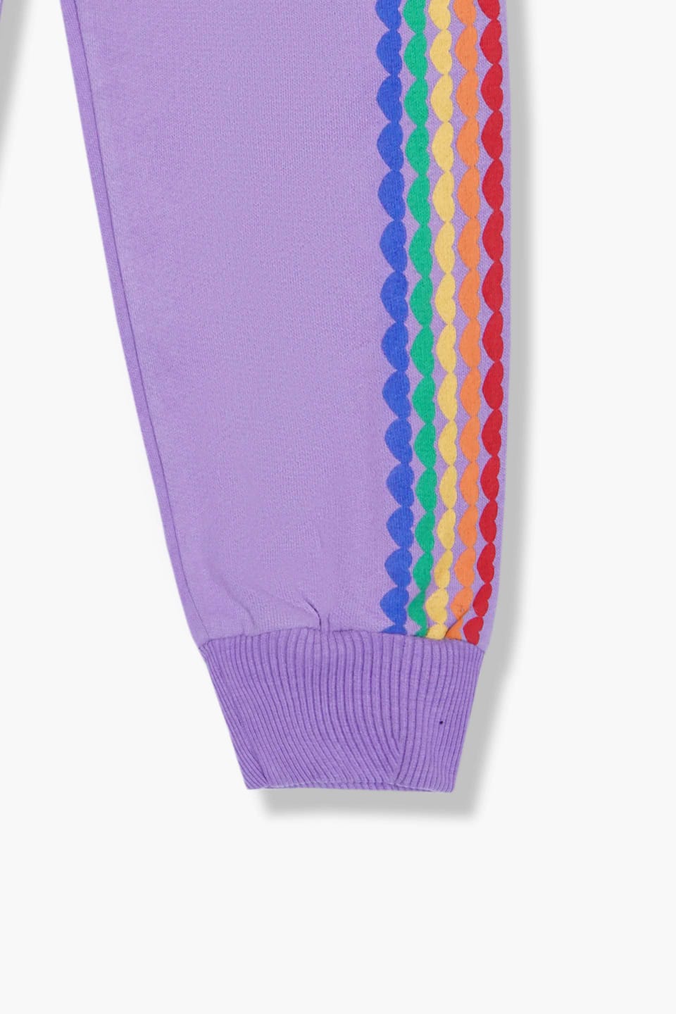 Premium Quality "Hearts" Printed Fleece Trrouser For Girls