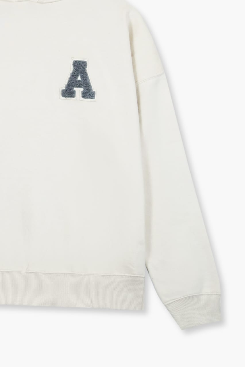 Premium Quality "A" embroidered Fleece All-over Short Body Hoodie For Kids