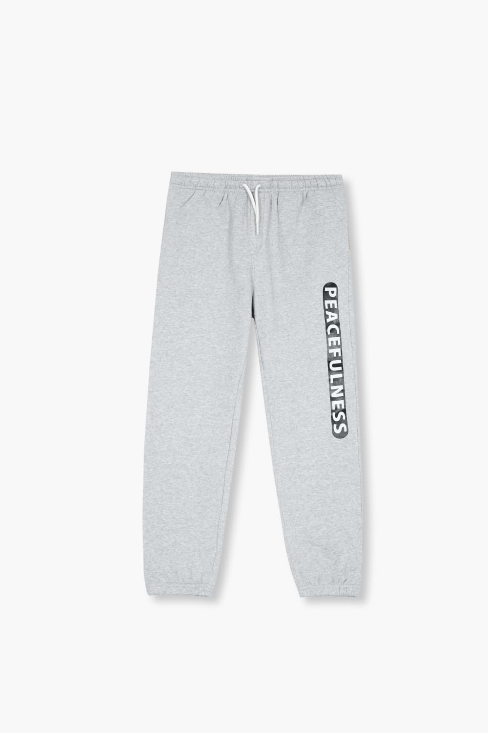 Premium Quality "Peacefulness" Printed Grey Trouser for Kids