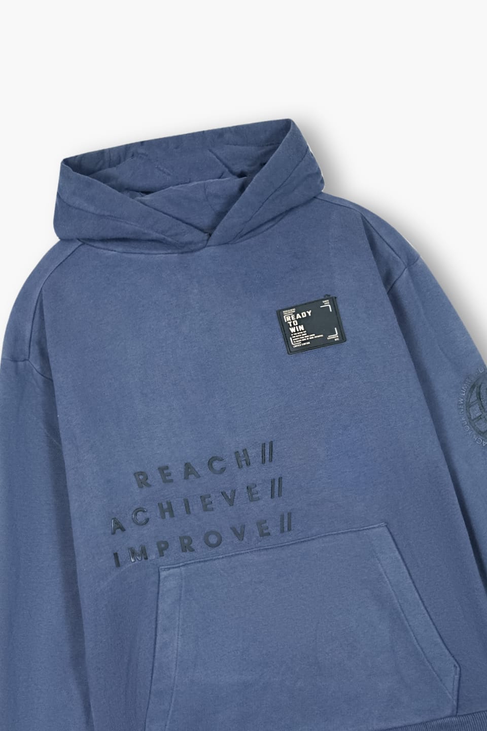 Premium Quality "Ready To Win" Printed Fleece Pull-over Hoodie For Kids