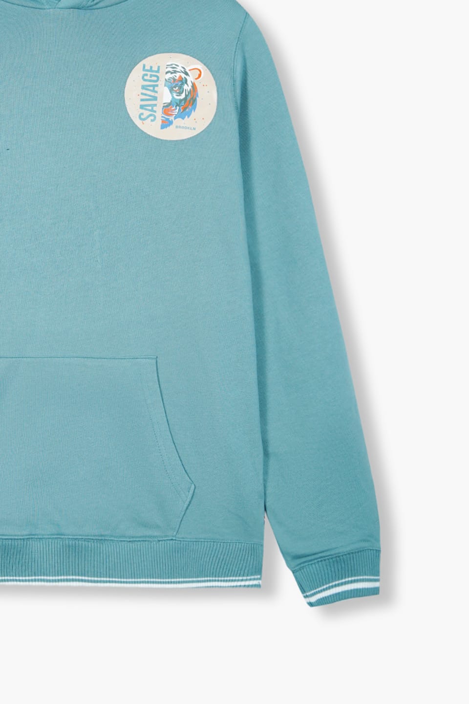 Premium Quality "Savage" Printed Pull-Over Hoodie With Kangroo Pocketa For Kids