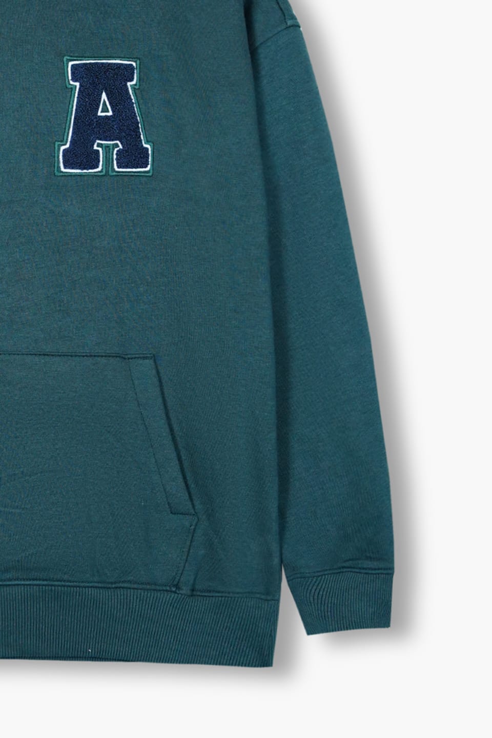 Premium Quality "A" embroidered Fleece Pull-over Short Body Hoodie For Kids