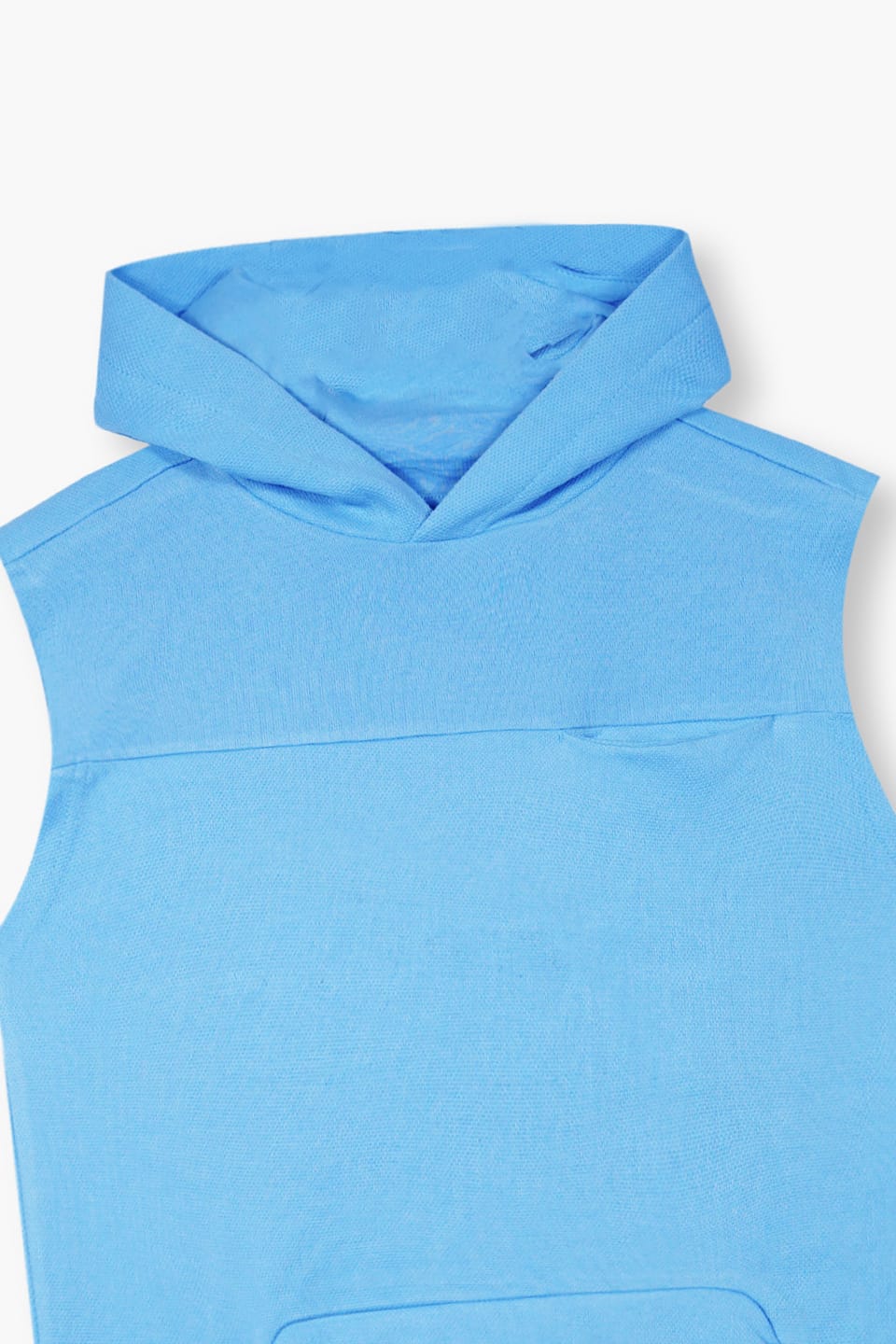 Boys "The Futre Is Now" Printed Sleeveless Hoodie