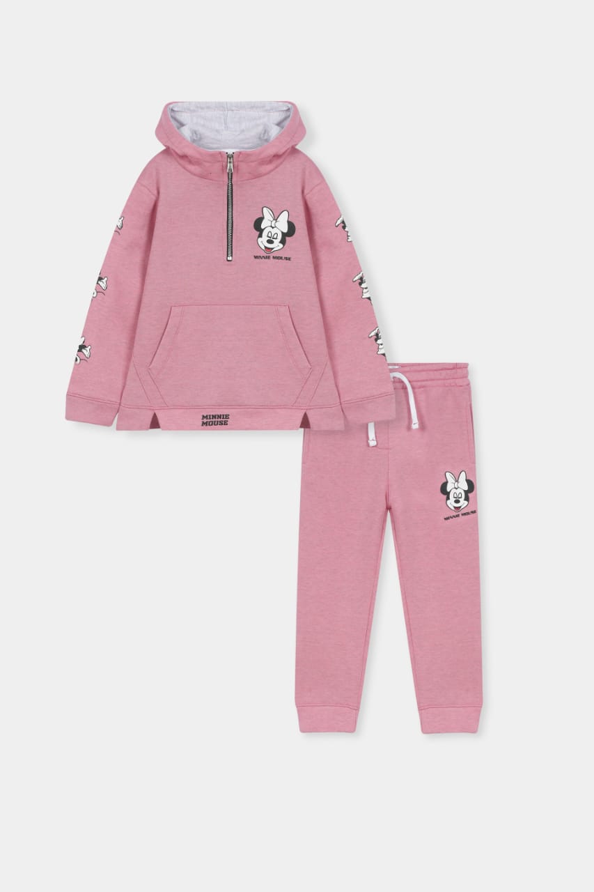 Premium Quality "Minnie Mouse" Printed Fleece Suit For Girls