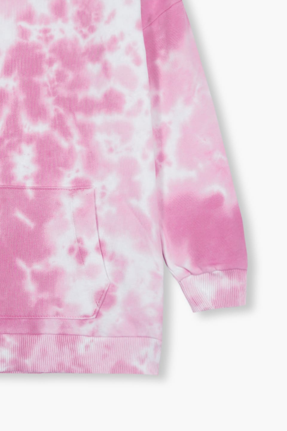 Premium Quality Tie & Die Pink Zipper Hoodie For Kids