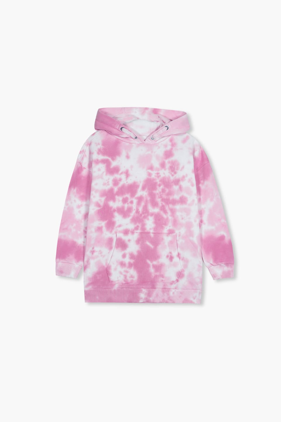 Premium Quality Tie & Die Pink Zipper Hoodie For Kids