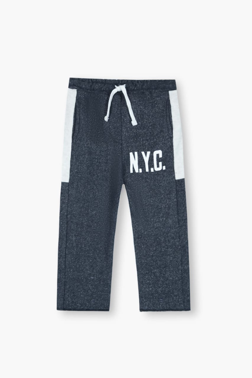 Premium Quality "N.Y.C" Printed Knit Sweater Fleece Suit For Kids