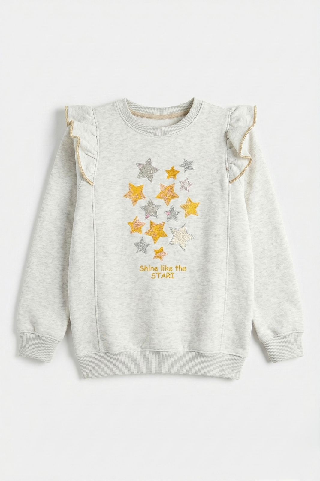 Premium Quality "Stars" Printed Fleece Sweatshirt For Kids
