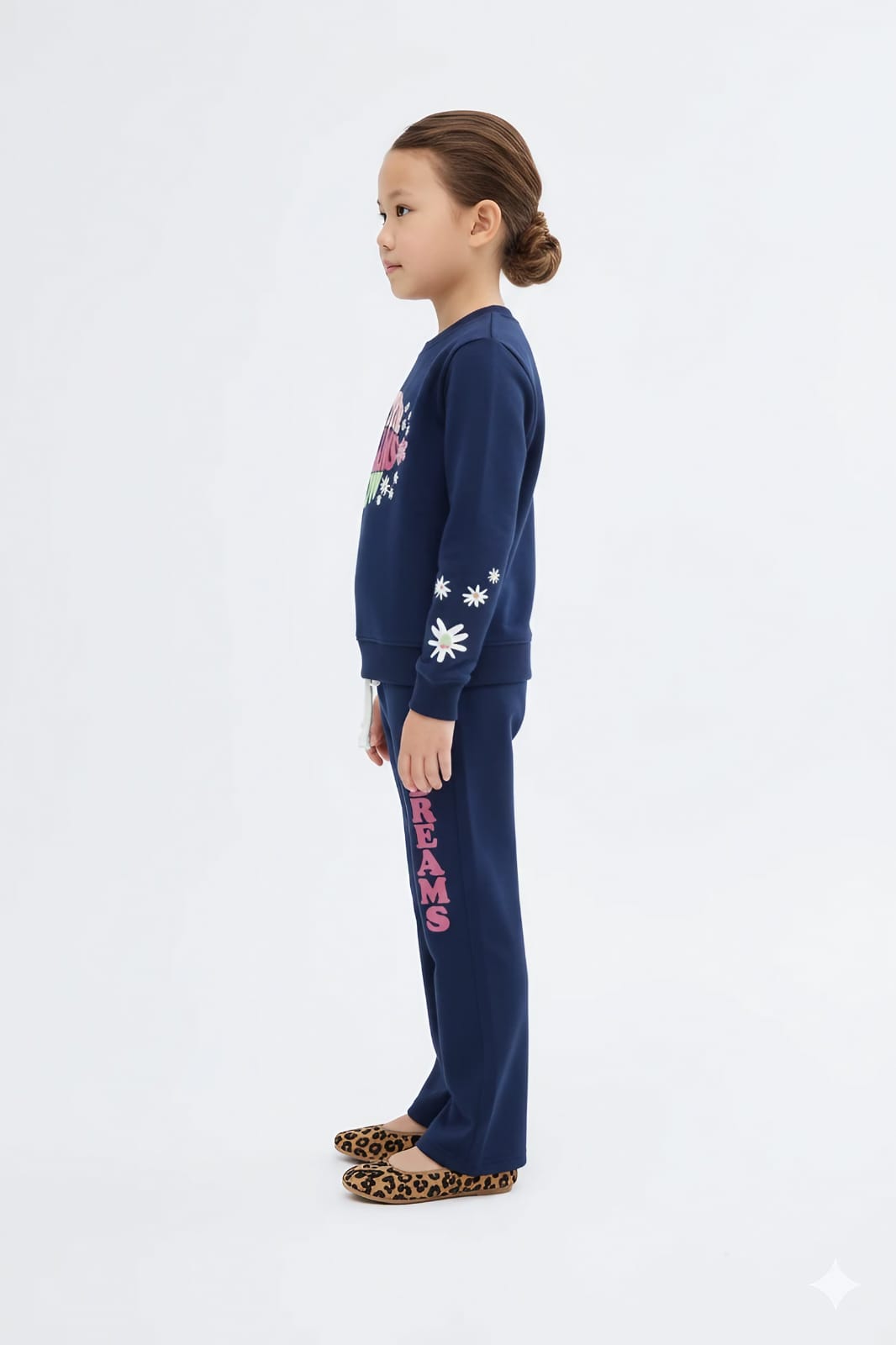 Premium Quality &quot;Let Your Dream Glow&quot; Printed Sweat Suit For Girls