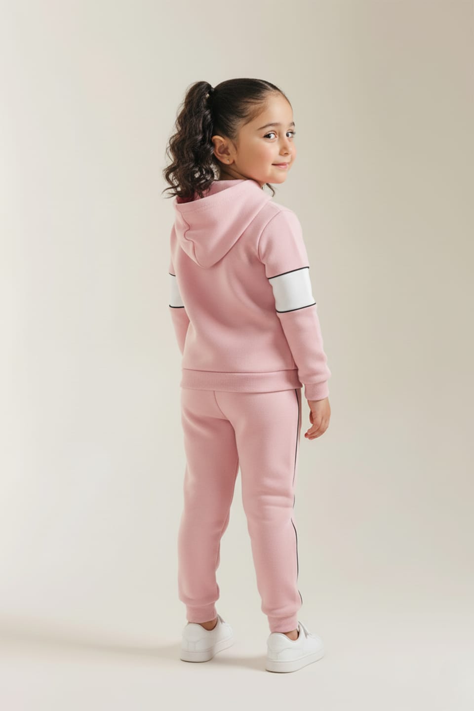 Premium Quality &quot;Mini Rebel&quot; Printed Fleece Pullover Hoodie Suit For Kids