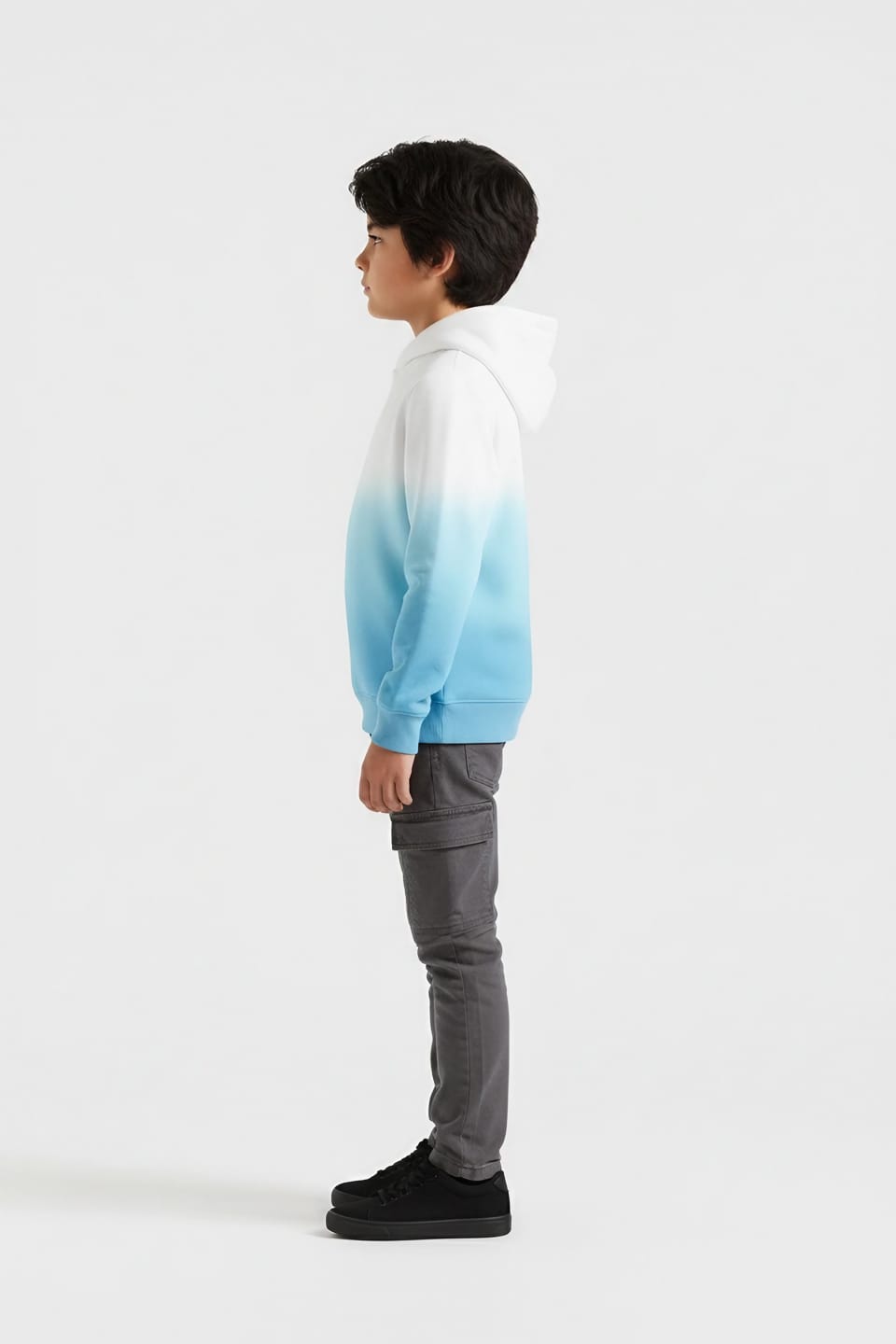Premium Quality Tie &amp; Dye Fleece Pull-Over Hoodie For Kids