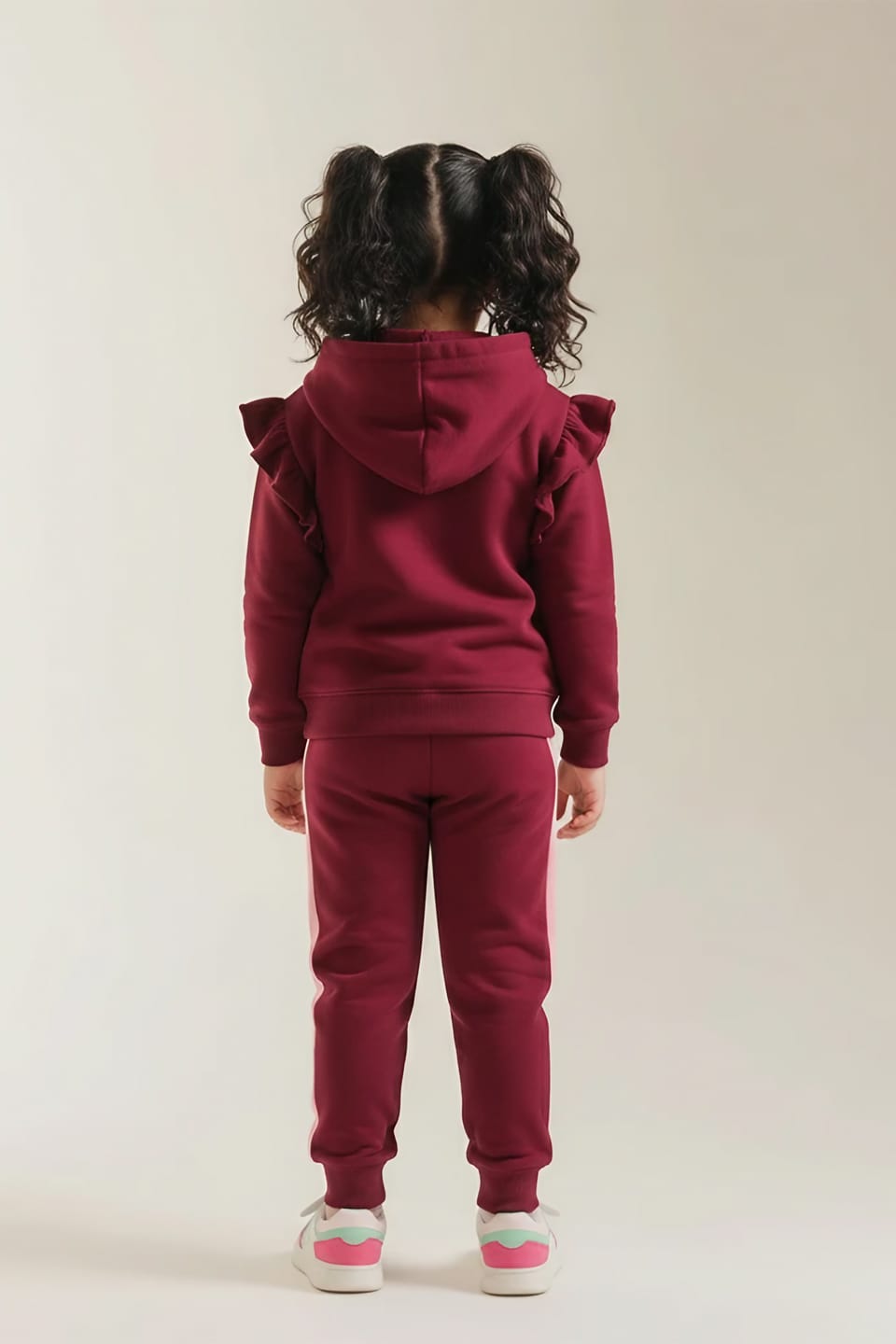 Premium Quality &quot;Rabbit&quot; Printed fleece Hoodie Suits For Girls