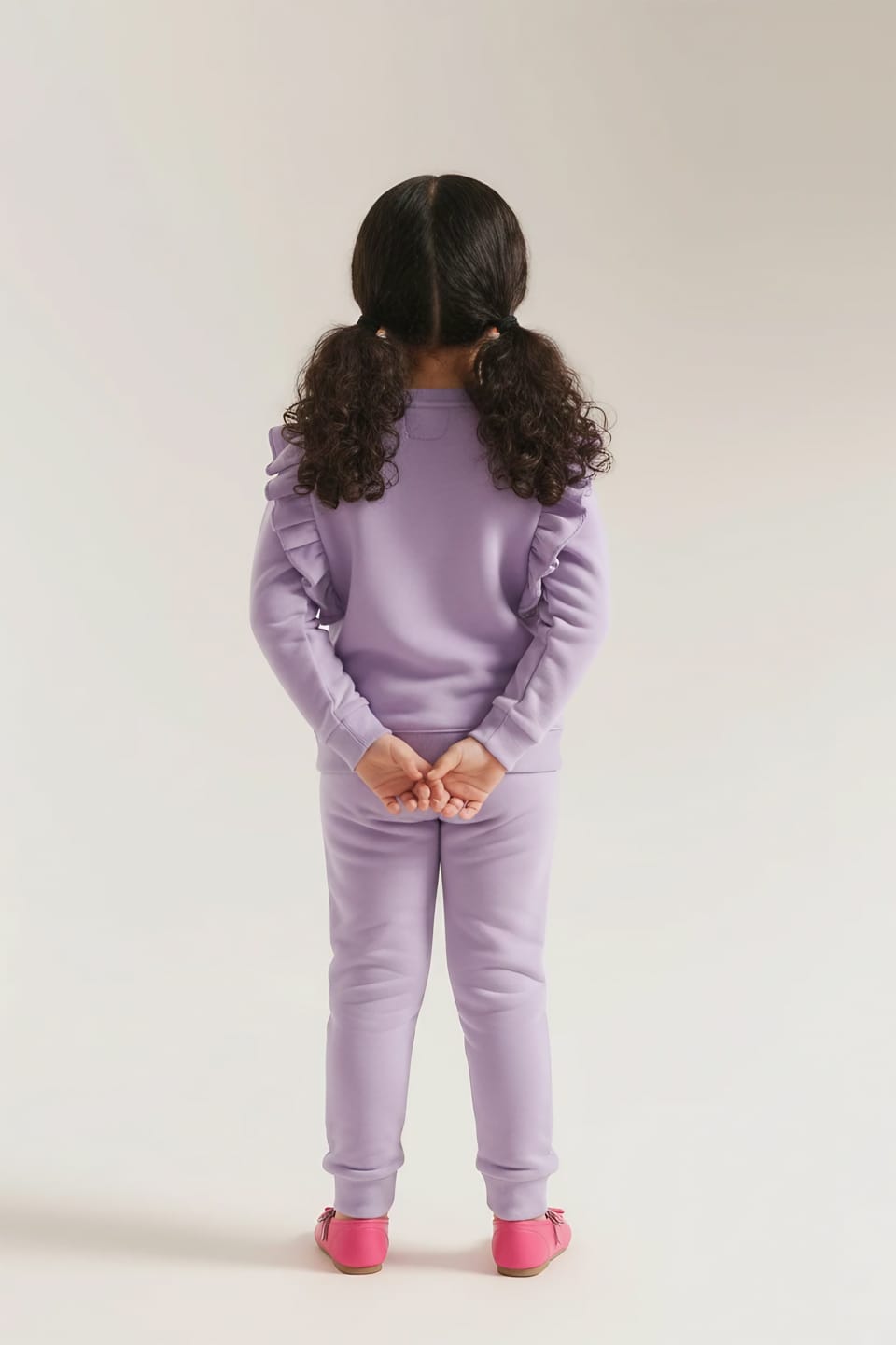Premium Quality &quot;Magical Girl&quot; Printed Frilled Fleece Suit For Girls
